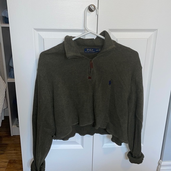 Cropped Ralph polo quarter zip - Picture 1 of 2